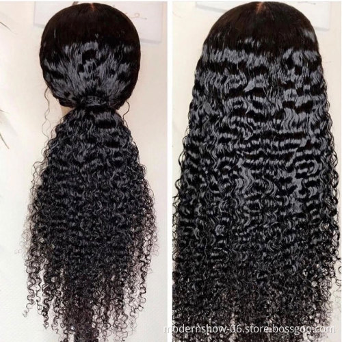 Factory Price 100%  Cuticle Aligned Virgin Human Hair HD Transparent Lace Closure and Lace Front Wigs